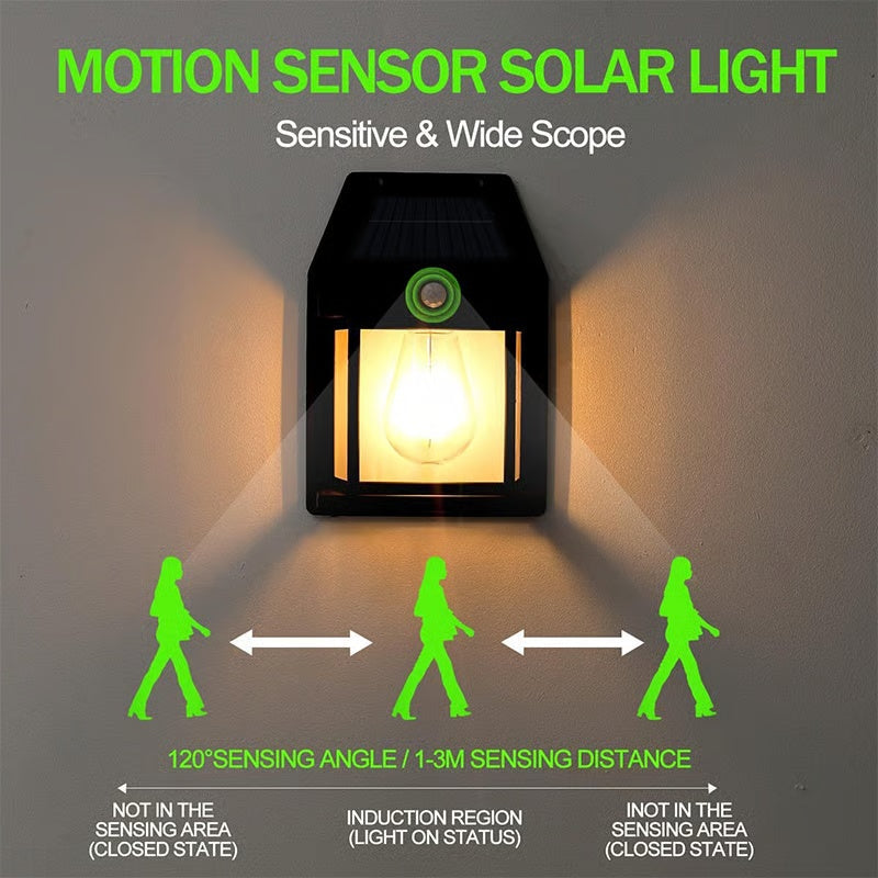 🔥☀️ Waterproof wireless solar wall light with smart motion sensor ☀️