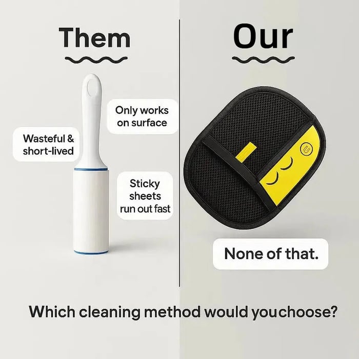 🔥HOT SALE 50% OFF🐾 Upgraded Version Pet Hair Remover Electrostatic Gloves