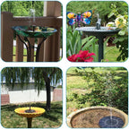 ⏰ Second item at 40% off 💥 Solar fountain in a pool courtyard
