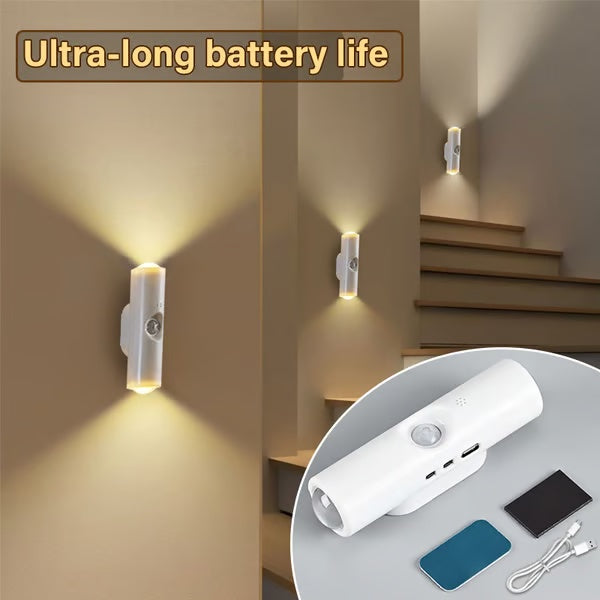 🔥 Christmas Sale 🎄 Rechargeable Smart LED Motion Sensor Ambient Light