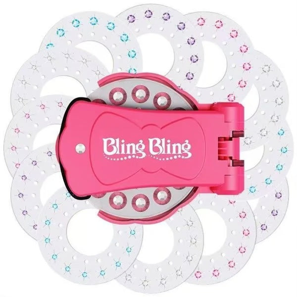 ⏰ Today's Specials ✨ Glitter Diamond Styling Tools Hair Accessories Gem Styling Set, Hair Styling Accessories Without Heat