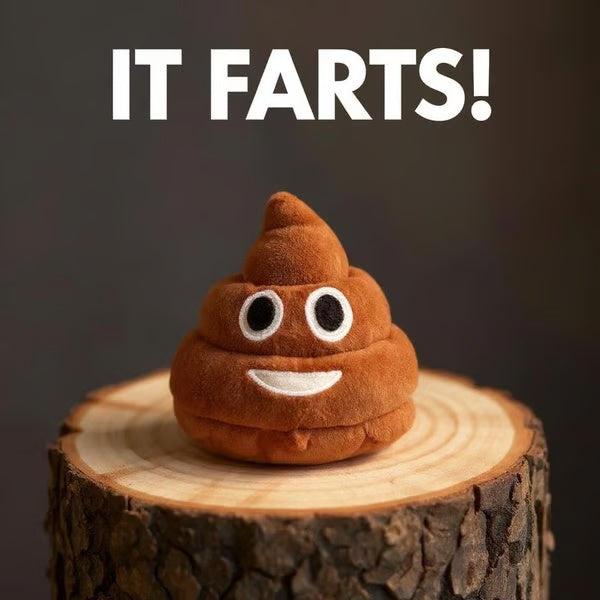 🎁Lowest price ever💥Poop plush toy that makes a farting sound