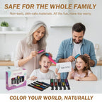 🎁 Holiday Special 🌈 Festive Fun Hair Chalk Combs