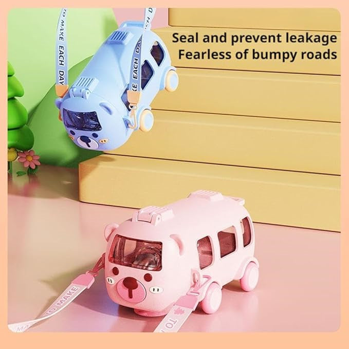 💥 Hot Sale 🌟 500ml bus water bottle with detachable straw