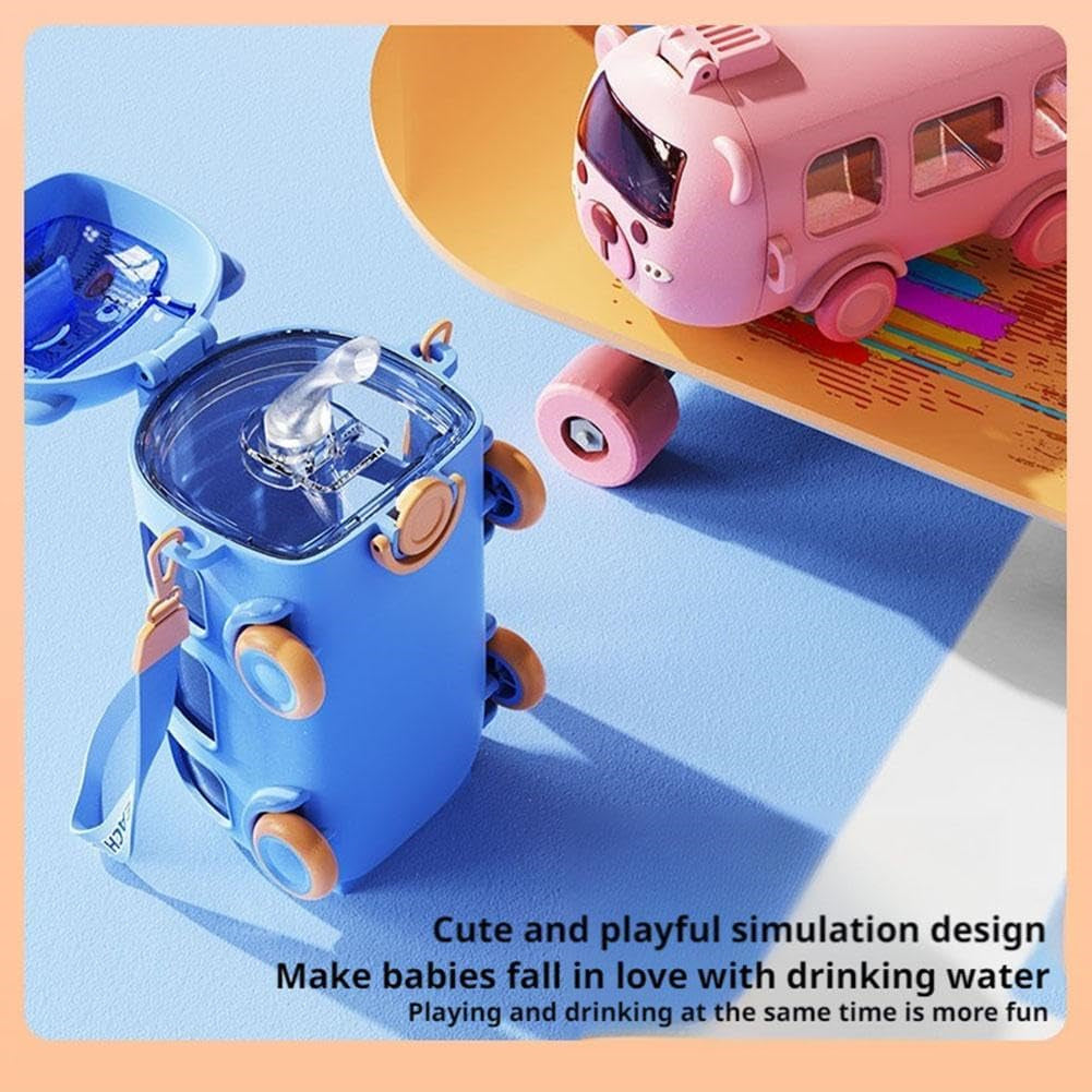 💥 Hot Sale 🌟 500ml bus water bottle with detachable straw