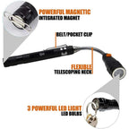 ⏰ Super Discount 🌟 Telescopic rotating flashlight with magnet
