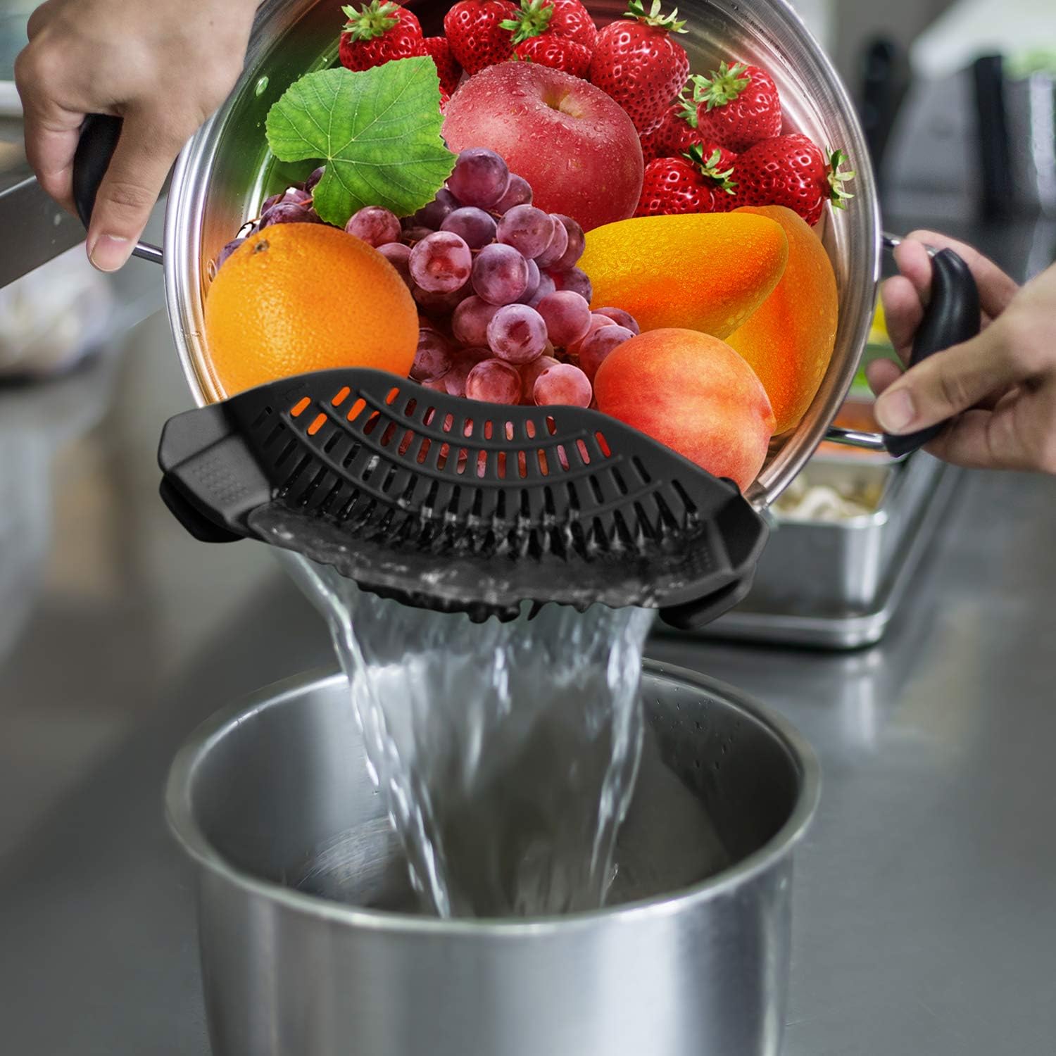 Heat Resistant Silicone Strainer