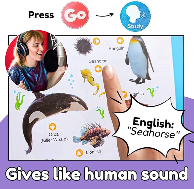 🔥LAST DAY 50%OFF🔥My First English Sound Toy | Toddler 1-6 Year Old