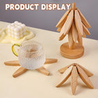 Wooden Trivets Like a Christmas Tree