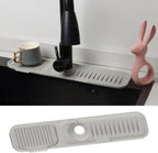 17"X3.9" Gray Kitchen Faucet Splash Guard
