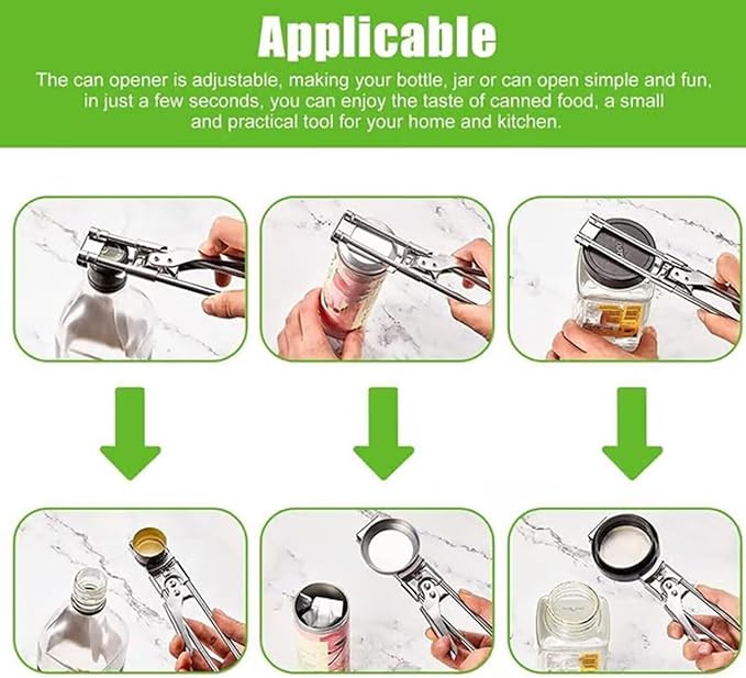 🎁Today's Specials🔥Adjustable Stainless Steel Jar Opener