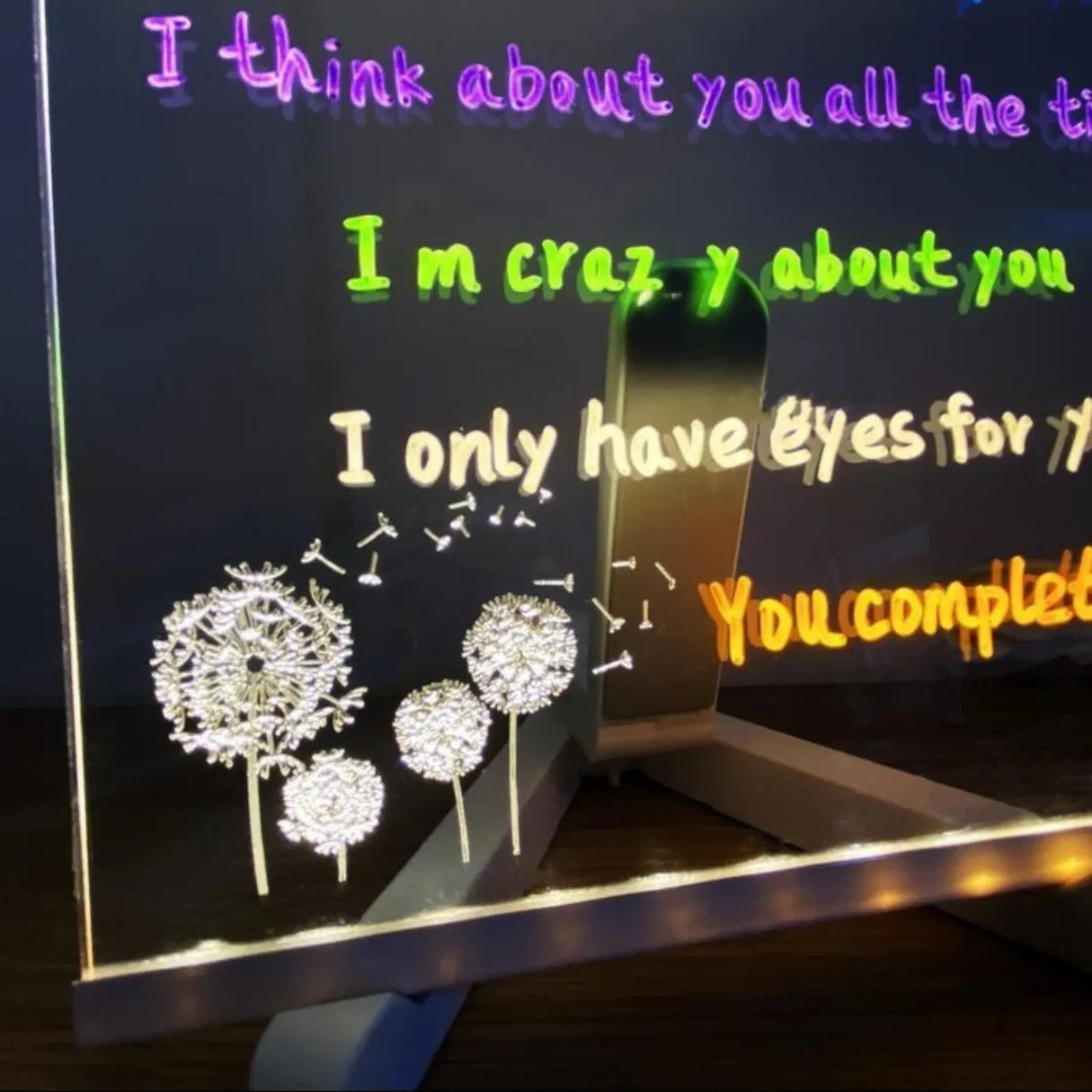 🎁 Holiday Special 50% OFF ✨ LED Note Board with Colors 🎨