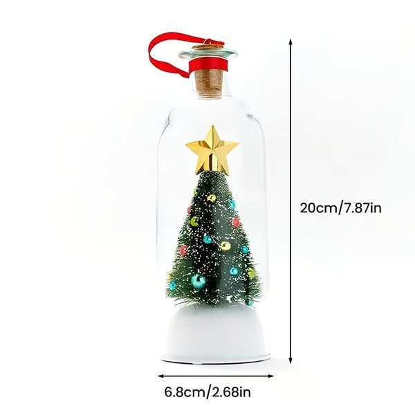 🎁 Holiday Special 🎄 Recordable Christmas Tree in a Bottle