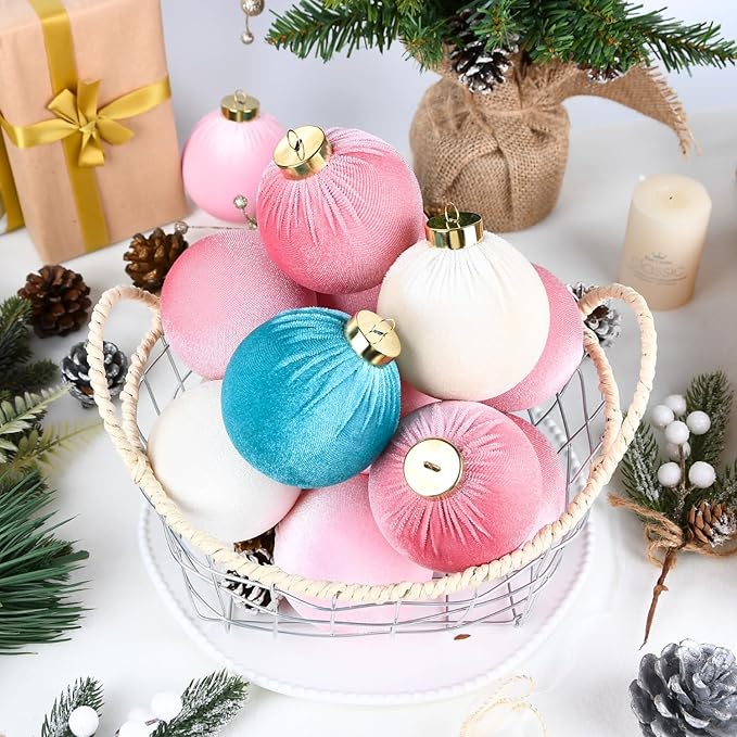 🎁Holiday Special 50% OFF🎄15 decorative velvet balls