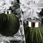 🎁Holiday Special 50% OFF🎄15 decorative velvet balls