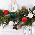 🎁Holiday Special 50% OFF🎄15 decorative velvet balls