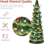 🎄Retro hand-painted tabletop Christmas trees