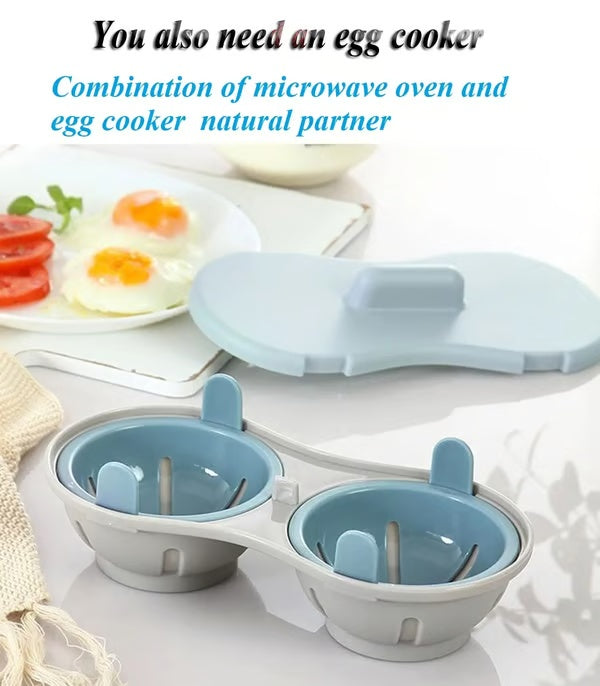 💥 New for 2025 🛡️ Microwave Egg Steamer