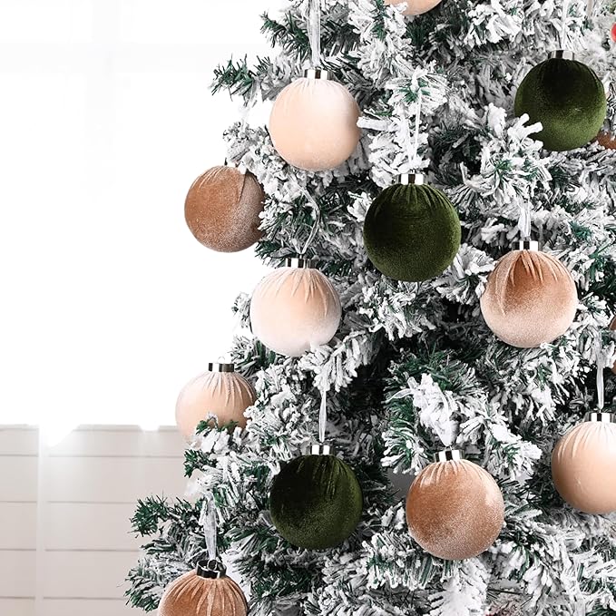 🎁Holiday Special 50% OFF🎄15 decorative velvet balls