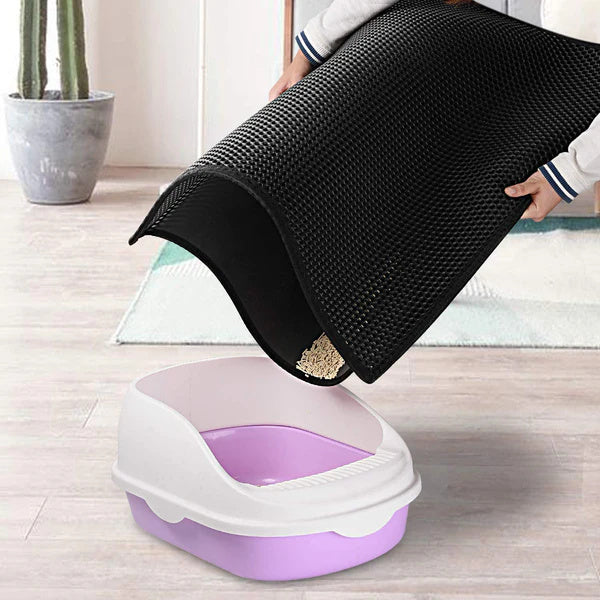 🎅Christmas Season Gift Idea 🎁 Non-Slip Cat Litter Mat 🐱