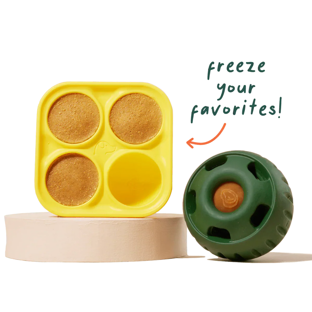 🐶 LAST DAY 50%OFF 🐾 Silicone chew toy ball tray for dogs