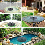 ⏰ Second item at 40% off 💥 Solar fountain in a pool courtyard