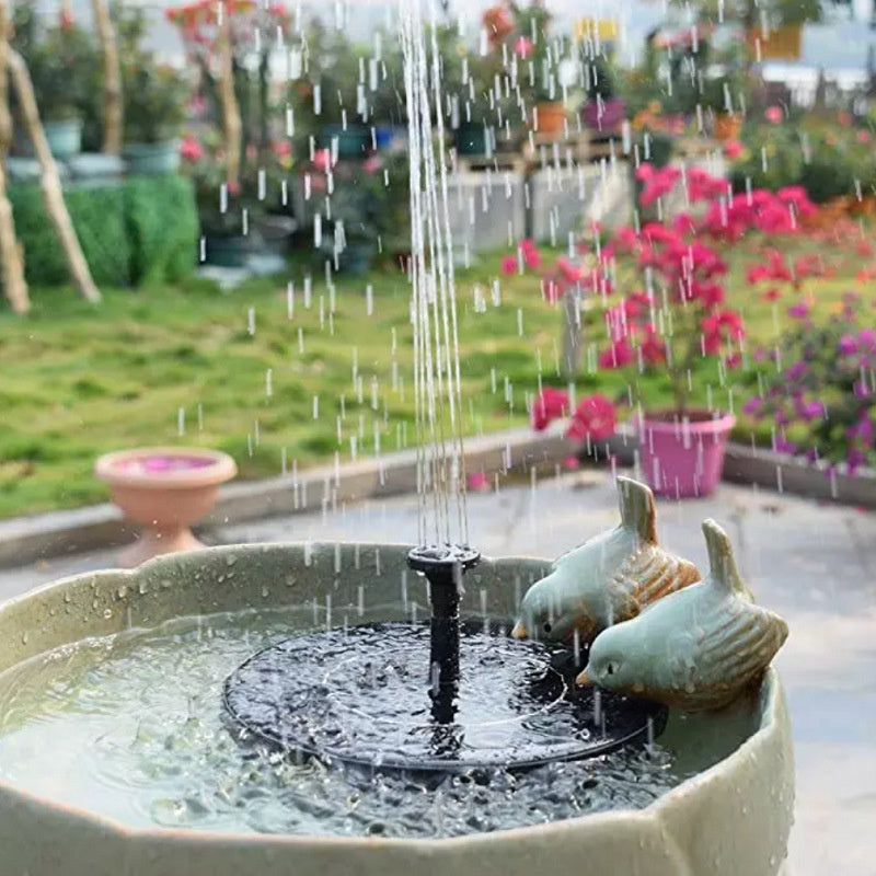 ⏰ Second item at 40% off 💥 Solar fountain in a pool courtyard