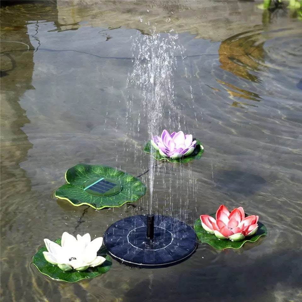 ⏰ Second item at 40% off 💥 Solar fountain in a pool courtyard