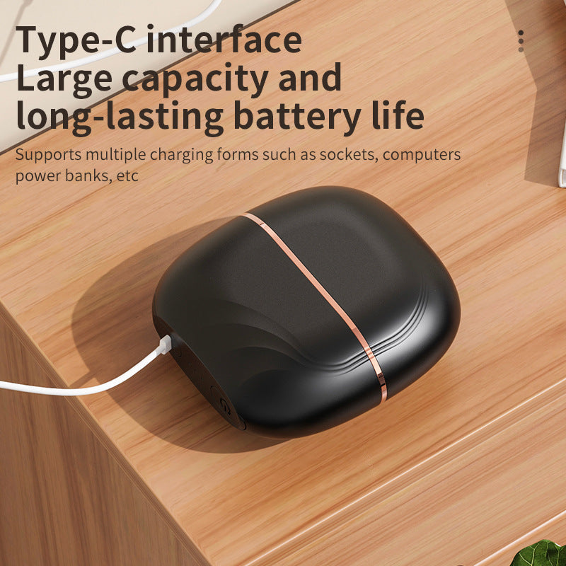 💥 Hot Sale 🌟 Mini cordless hair straightener with a copper heating plate for smooth styling