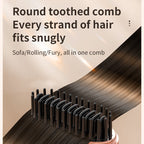 💥 Hot Sale 🌟 Mini cordless hair straightener with a copper heating plate for smooth styling