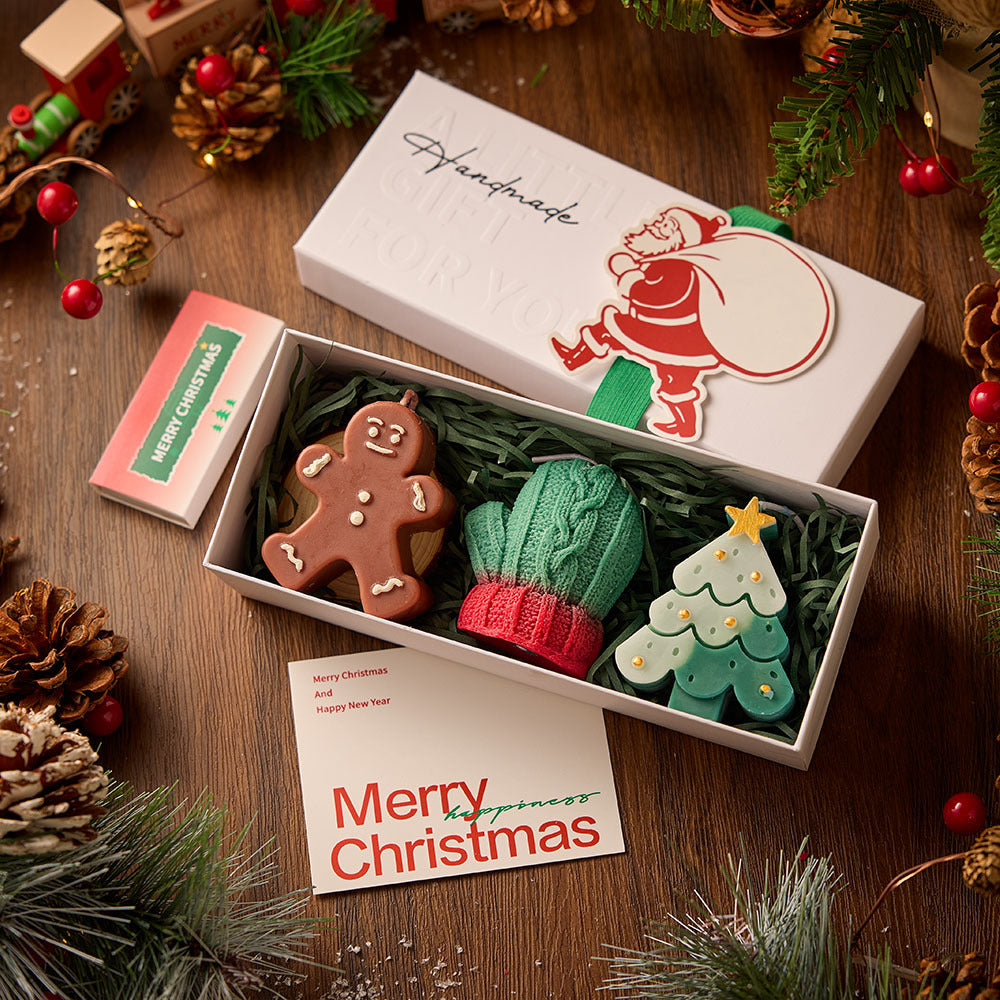 🎁 Holiday Special 50% OFF 🎅 Christmas scented candle creative gift set
