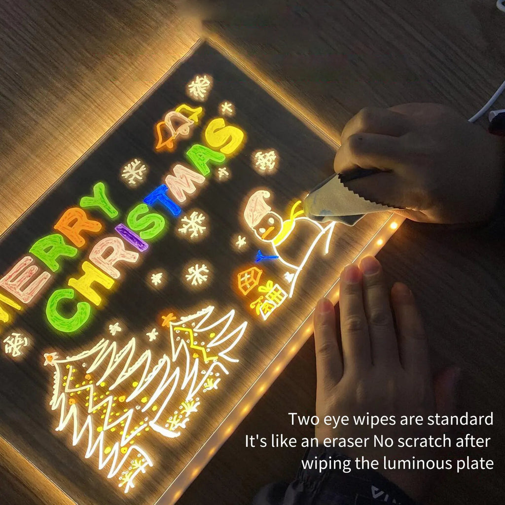 🎁 Holiday Special 50% OFF ✨ LED Note Board with Colors 🎨