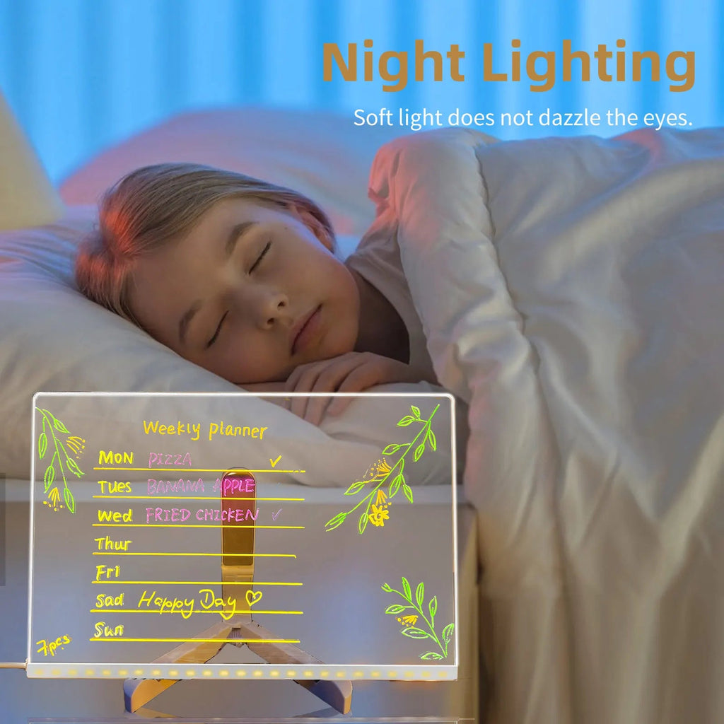 🎁 Holiday Special 50% OFF ✨ LED Note Board with Colors 🎨