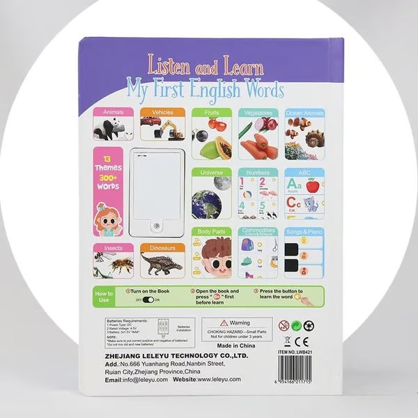 🔥LAST DAY 50%OFF🔥My First English Sound Toy | Toddler 1-6 Year Old