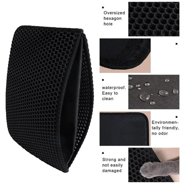 🎅Christmas Season Gift Idea 🎁 Non-Slip Cat Litter Mat 🐱