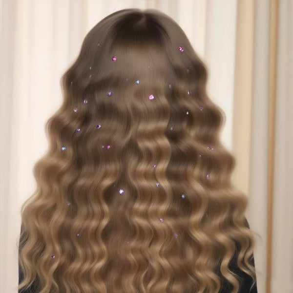 ⏰ Today's Specials ✨ Glitter Diamond Styling Tools Hair Accessories Gem Styling Set, Hair Styling Accessories Without Heat