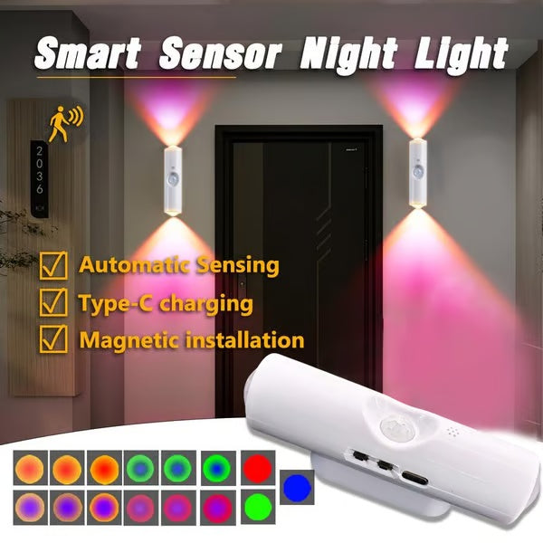 🔥 Christmas Sale 🎄 Rechargeable Smart LED Motion Sensor Ambient Light