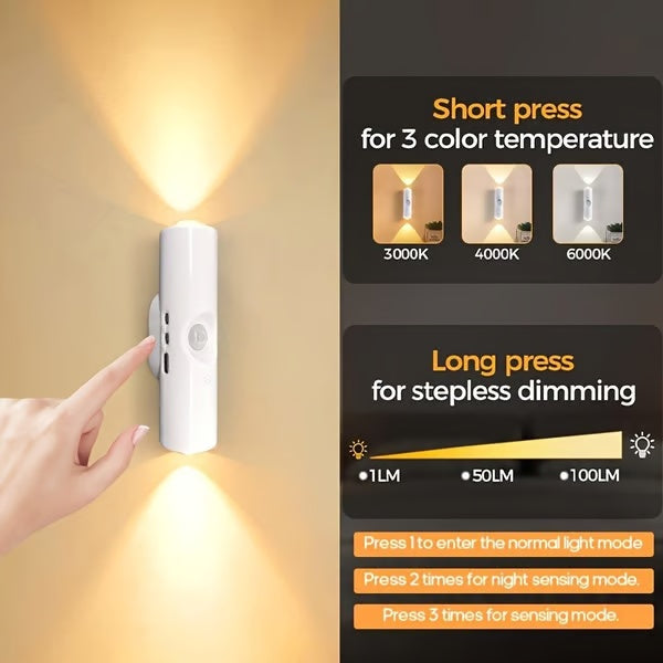 🔥 Christmas Sale 🎄 Rechargeable Smart LED Motion Sensor Ambient Light
